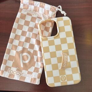 Loopy case - Sand Dollar Checkered 15 Pro Max